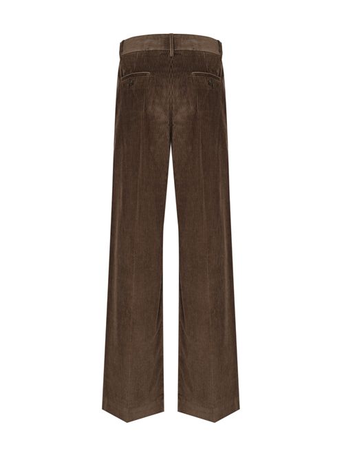 Pantalone ampio Tania in velluto a coste Cioccolato WEEKEND MAX MARA | 2525136092600015